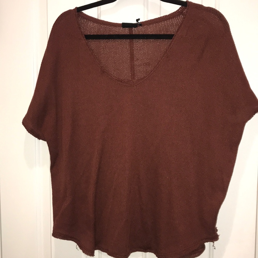 Knitted short sleeve urban outfitters shirt